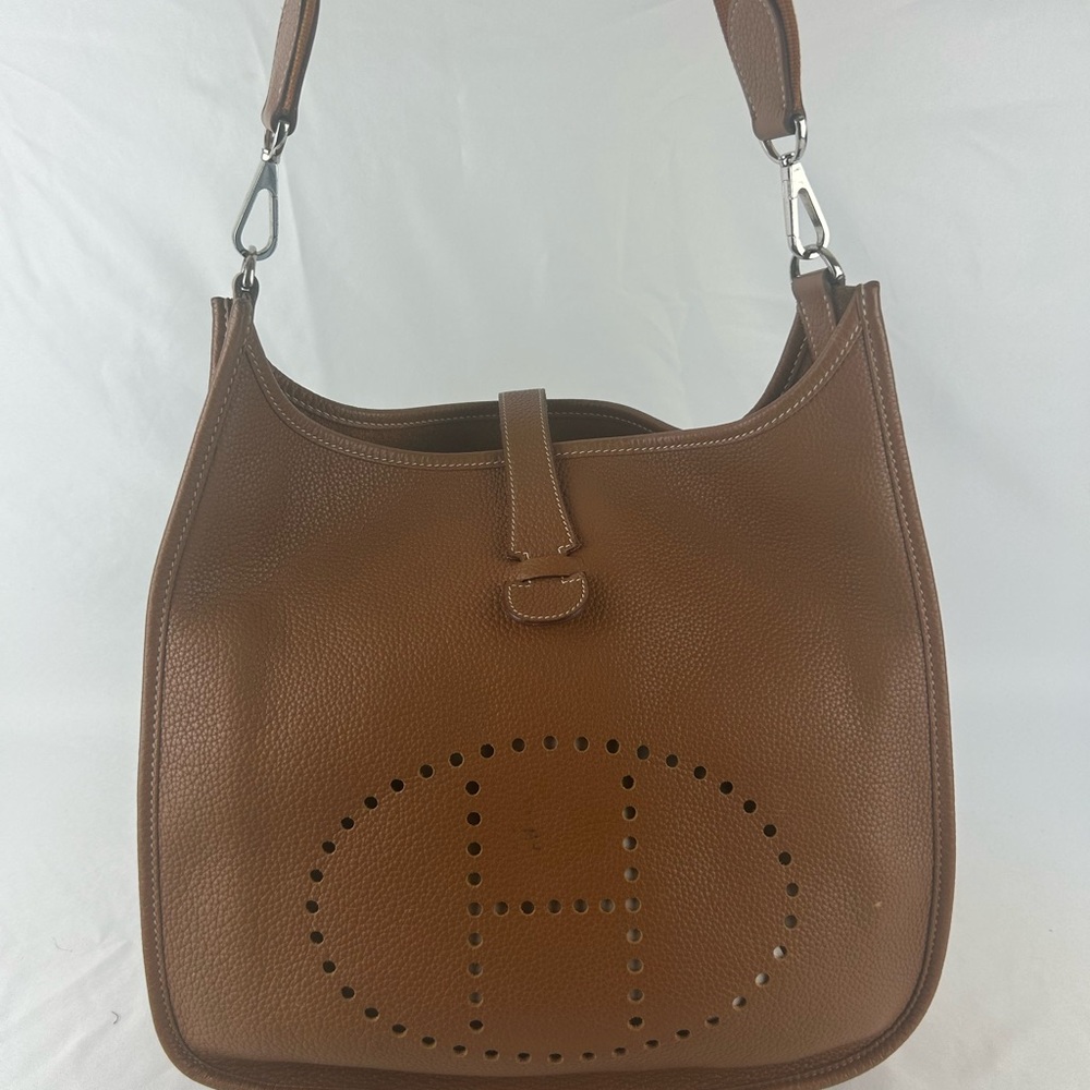 2008 Hermes Evelyne GM Brown AUTHENTICATED by Lollipuff